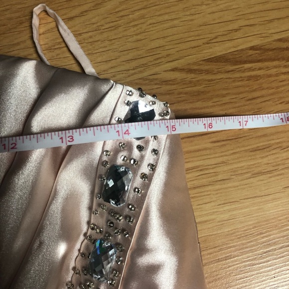 JJ’S HOUSE Pearl Pink Ruched layers bling strap 4 - Picture 12 of 16